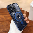Coque transparente avec support de placage pour iPhone 