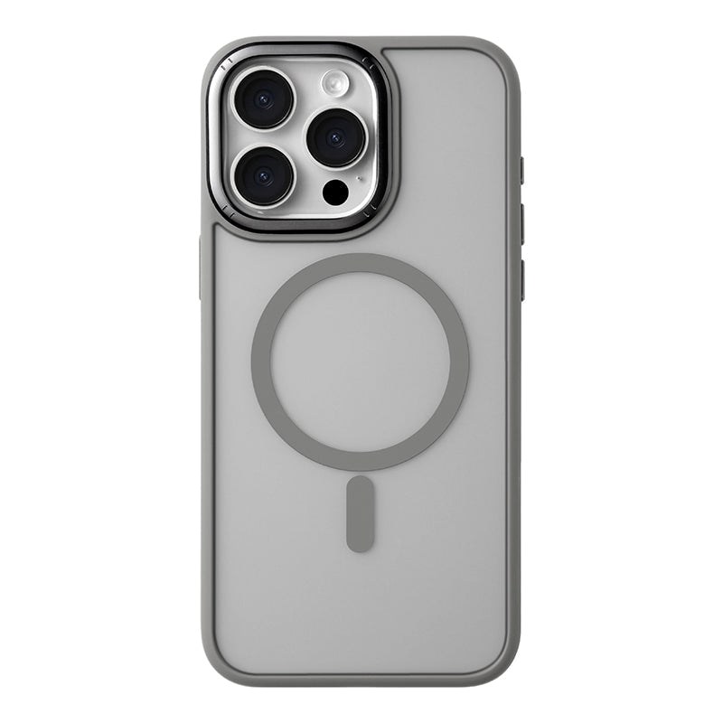 Étui MagSafe mat translucide et doux pour la peau