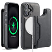 2 in 1 Magnetic Leather Wallet Case for iPhone