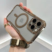 Coque magnétique transparente antichoc pour iPhone 