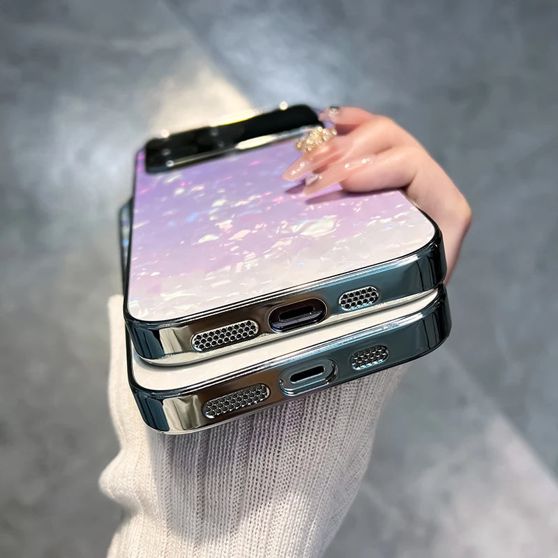 Étui de protection d'objectif en verre dégradé pour iPhone 