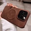 Tumbled Leather Half Dorder Case for iPhone