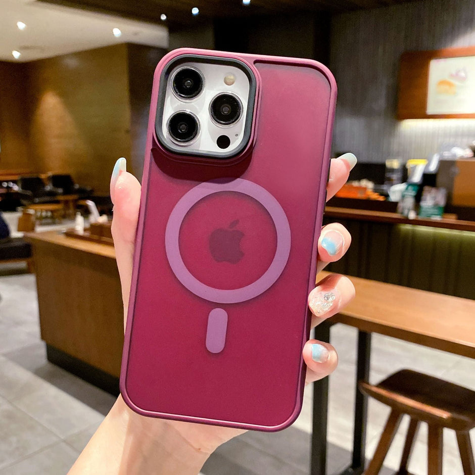 Shockproof Matte Candy Color Case For iPhone