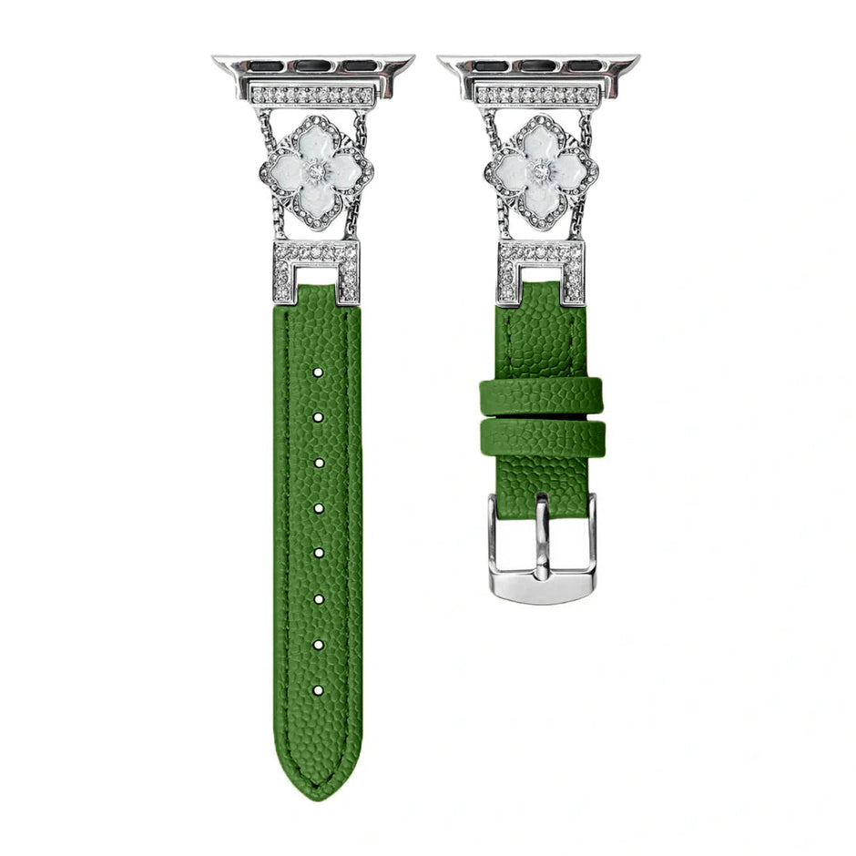 Glitter Leather Strap