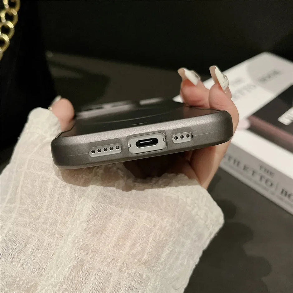 Solid Color Matte Soft Case For iPhone