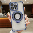Coque transparente antichoc plaquée pour iPhone 