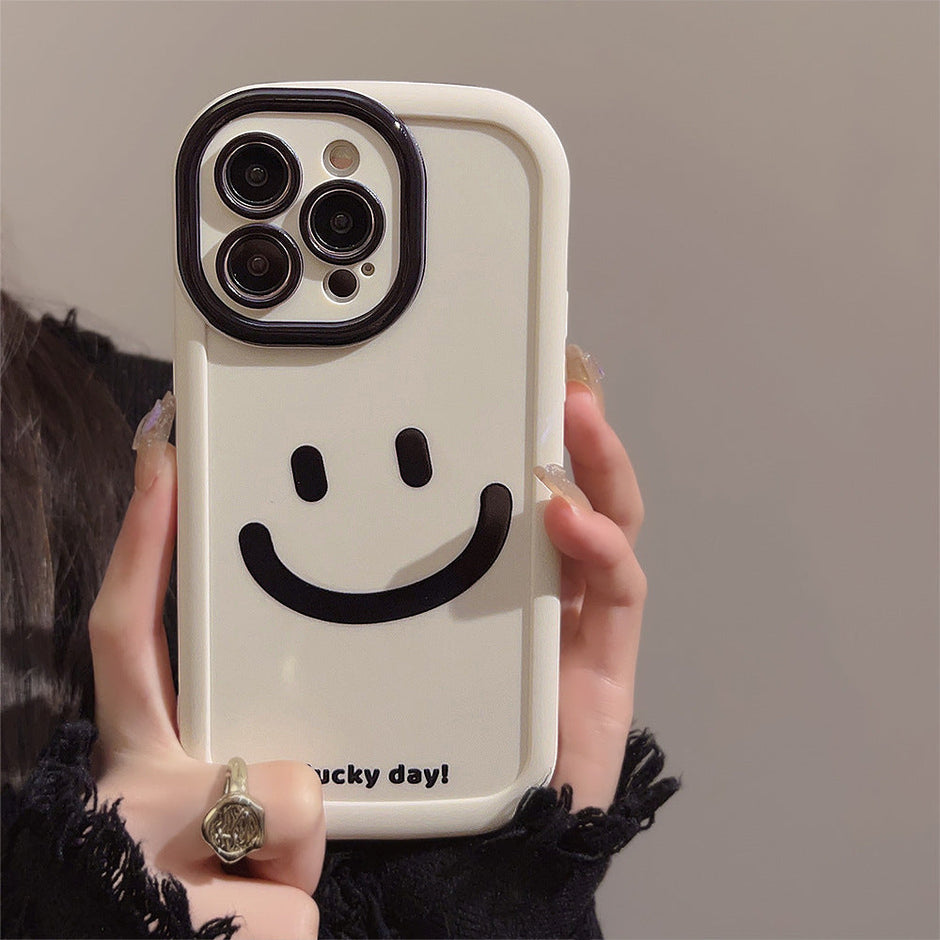 Coque en silicone Graffiti Smiley pour iPhone 