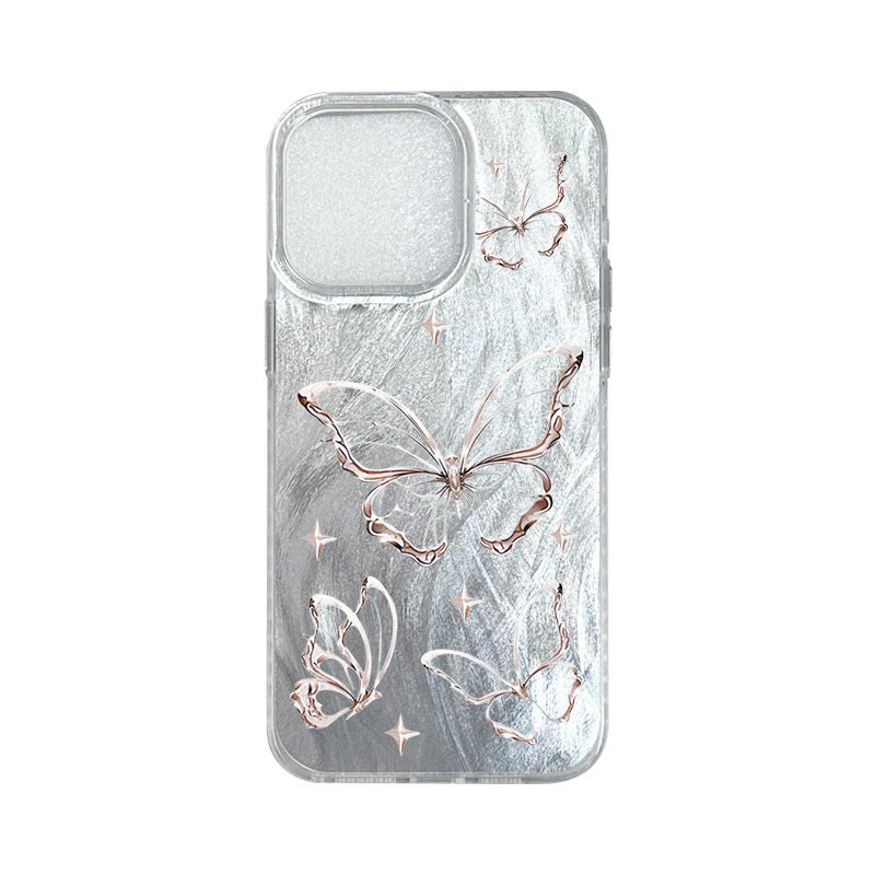 Celestial Butterfly Case – Holographic Effect & 3D Relief