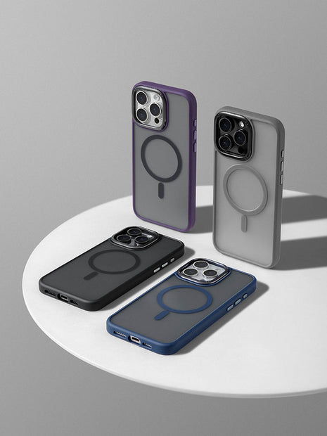 Skin-friendly Matte Translucent MagSafe Case