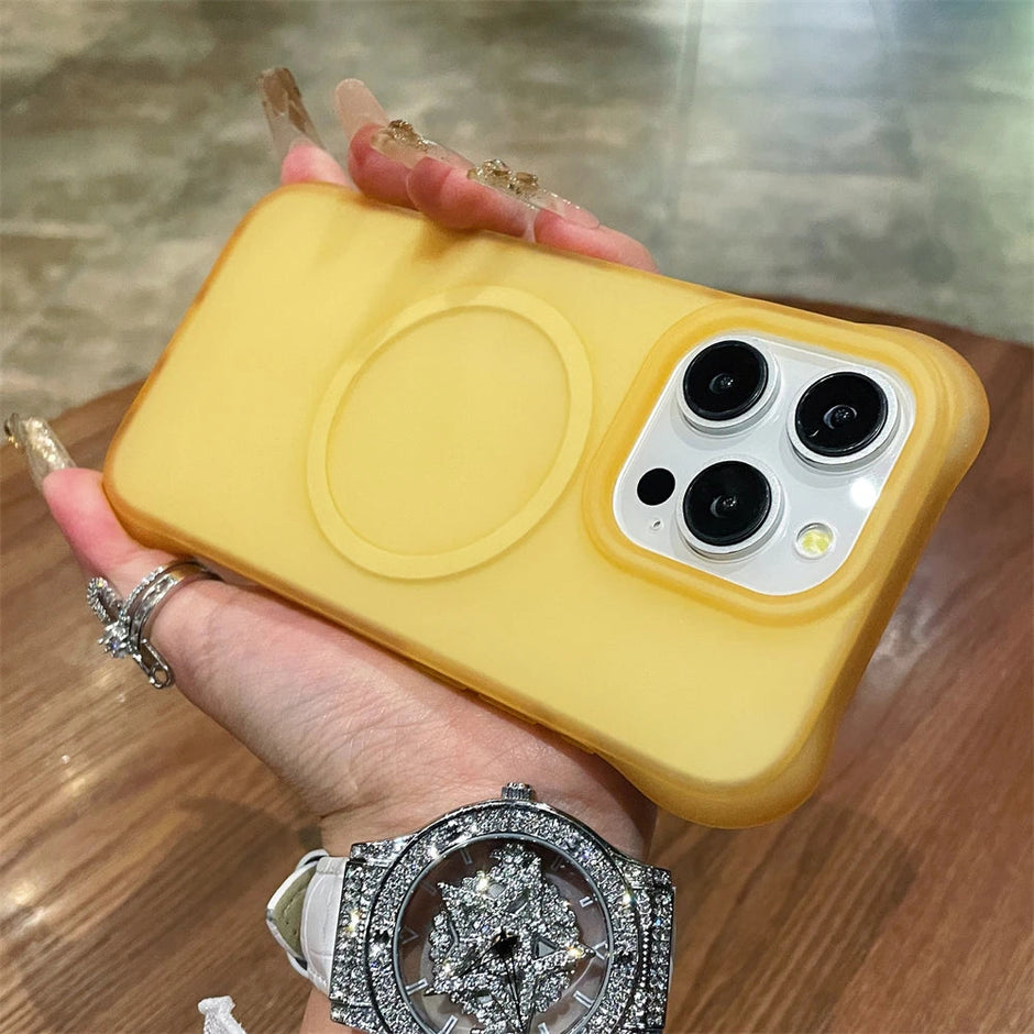 Coque souple transparente et mate pour iPhone 