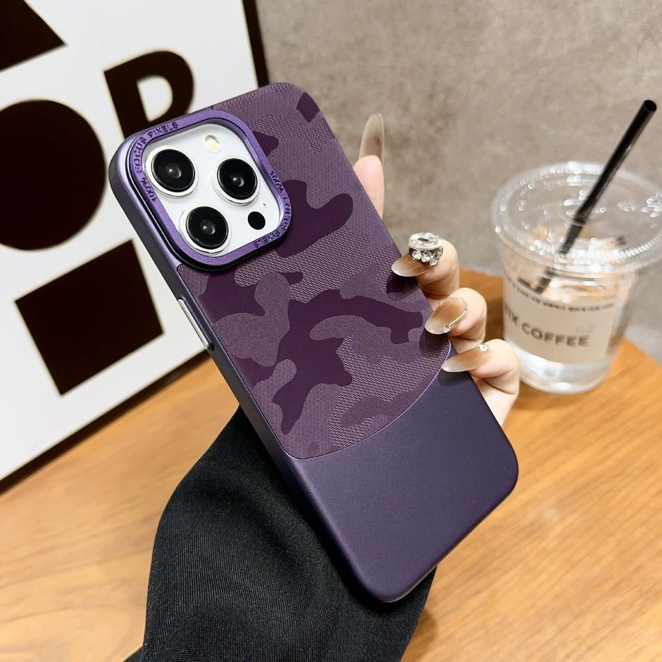 Coque rigide camouflage pour iPhone 