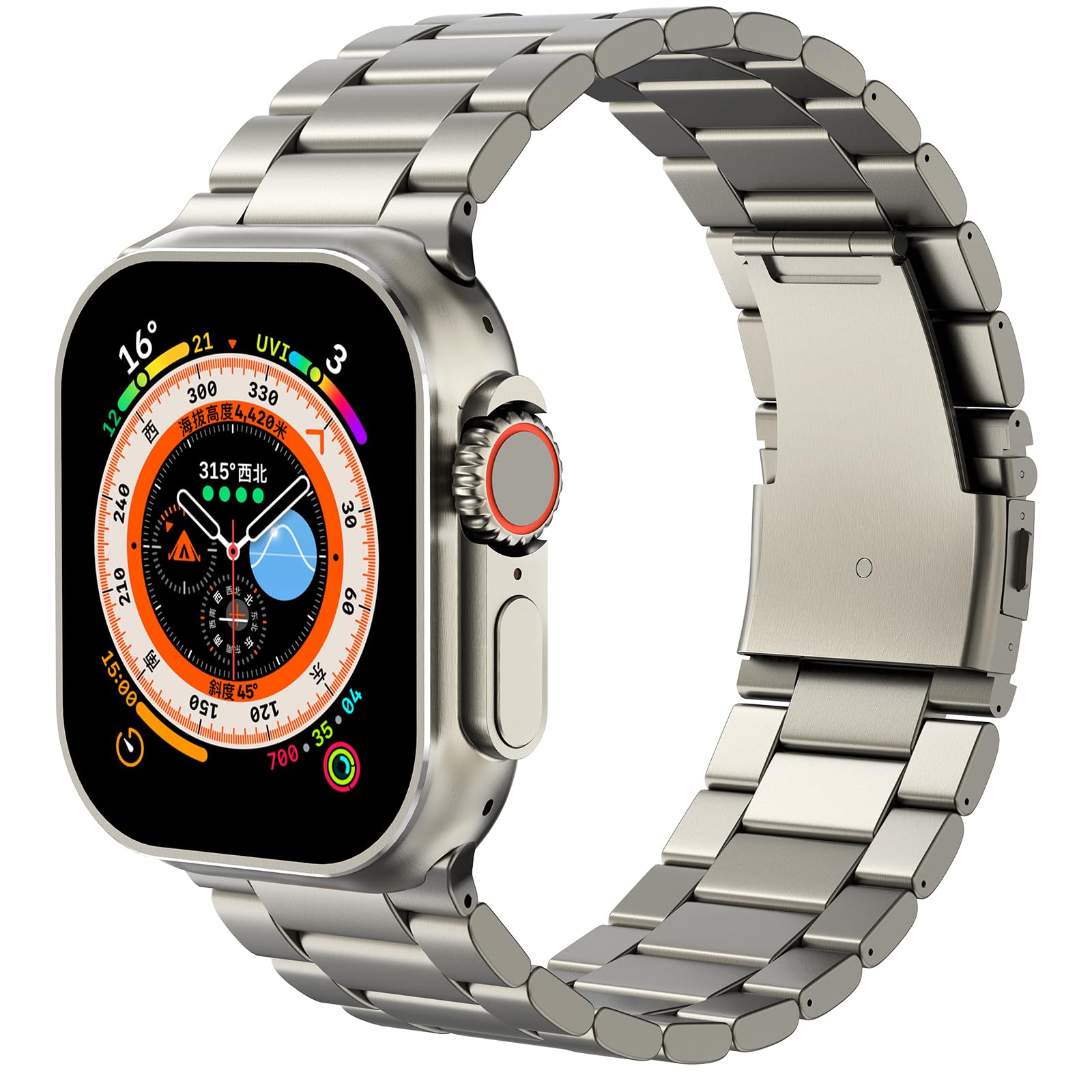 Business Titanium Watch Band