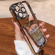 Plating Quicksand Cup Soft Case for iPhone