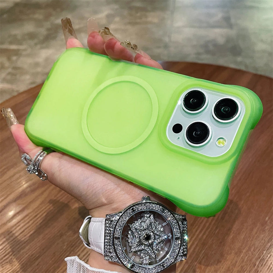 Coque souple transparente et mate pour iPhone 