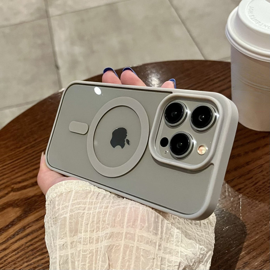 Transparent Frosted Acrylic Case for iPhone