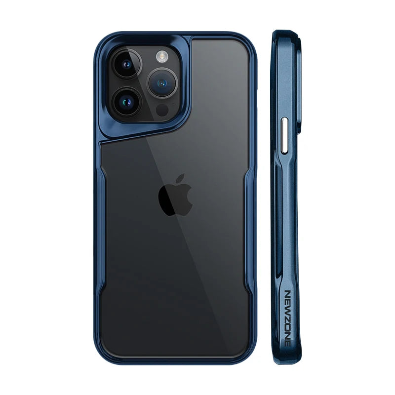 Plating Soft Border Acrylic Case For iPhone