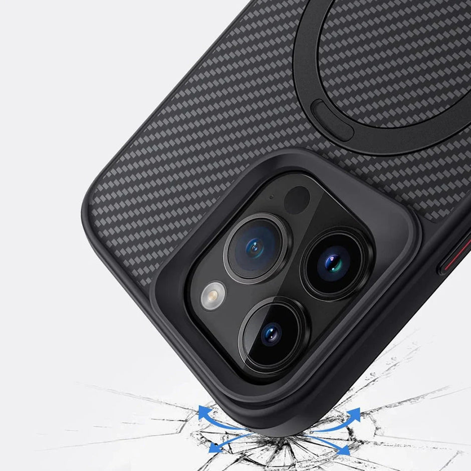 Magnetic Case with Kickstand for iPhone