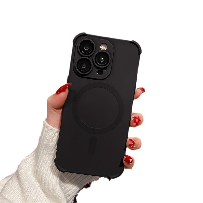 Liquid Silicone Anti-fall Soft Case for iPhone