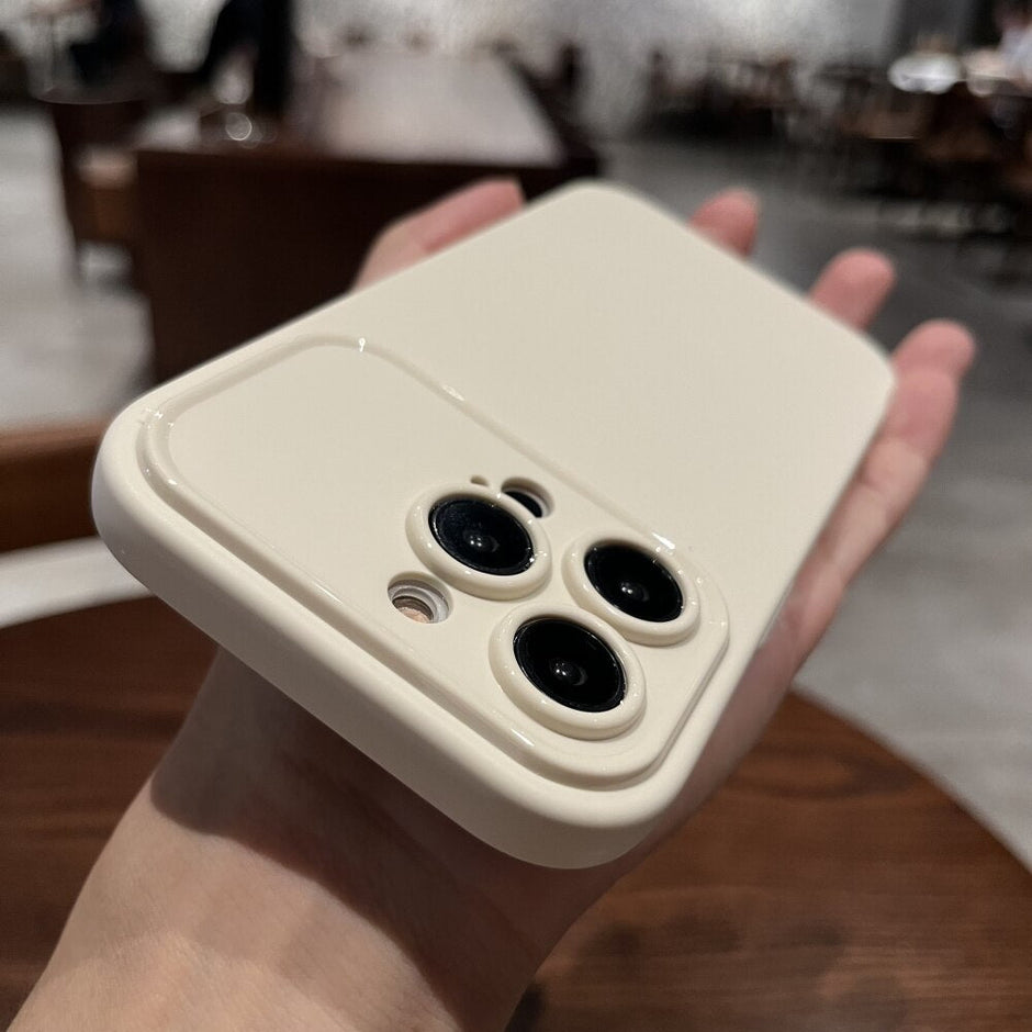Lens Protection Shockproof Silicone Case for iPhone