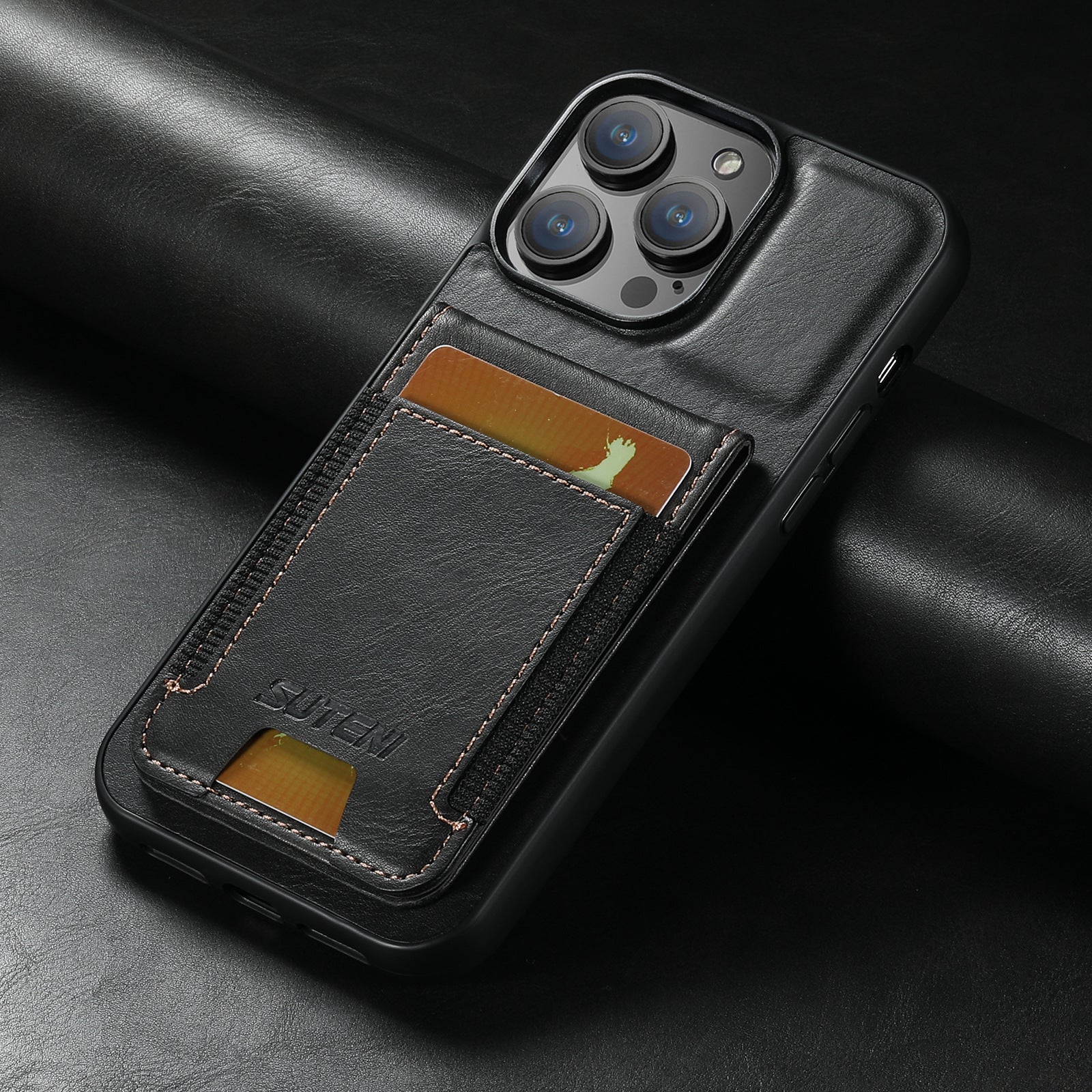 Cardbag Holder Leather Case for iPhone