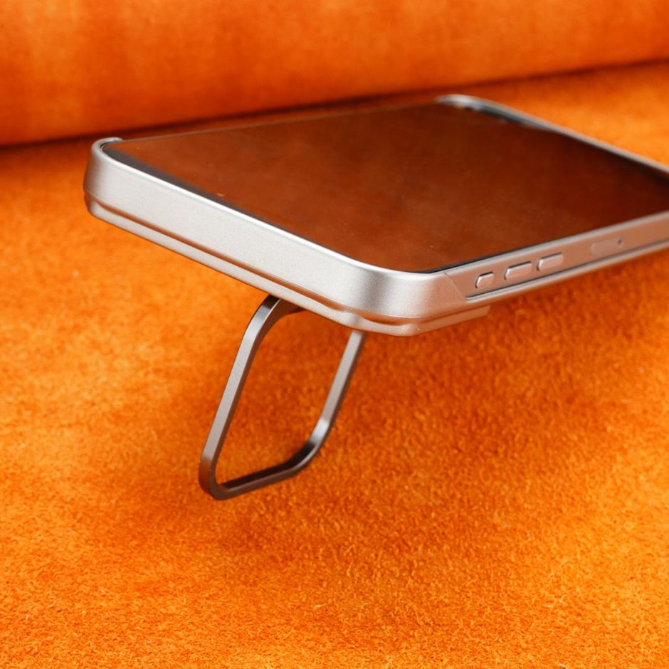 Paladin Case – Genuine Leather & Metallic Frame
