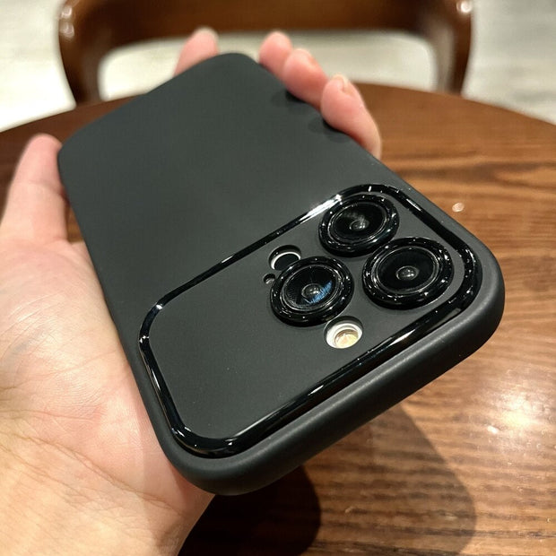Lens Protection Shockproof Silicone Case for iPhone