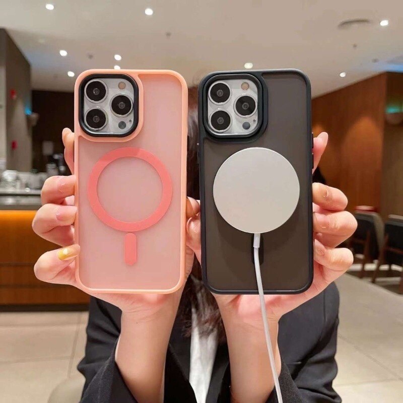 Shockproof Matte Candy Color Case For iPhone
