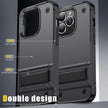 Matte Bracket Shockproof Hard Case For iPhone