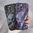 Coque de protection en silicone pour iPhone avec cadre plaqué 