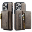 2 in 1 Magnetic Leather Wallet Case for iPhone