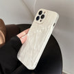Coque souple en TPU plissée mate pour iPhone 