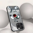 Crystal Apple Pattern Hard Case for iPhone