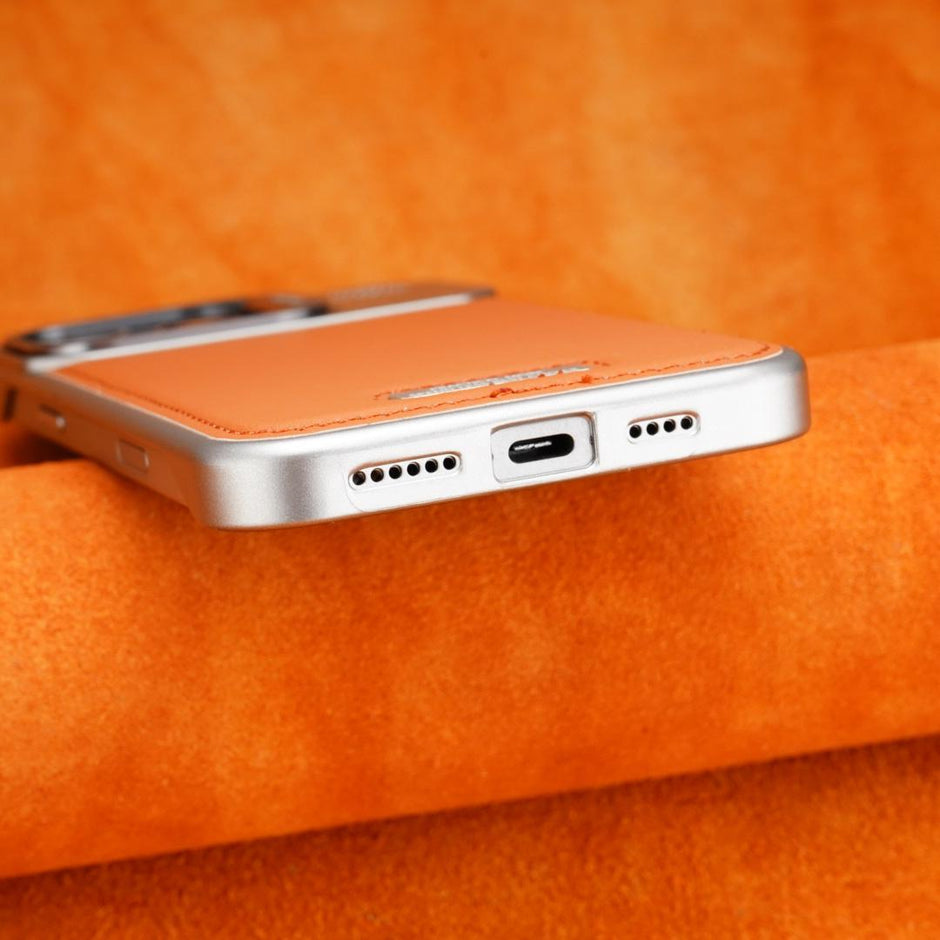 Paladin Case – Genuine Leather & Metallic Frame