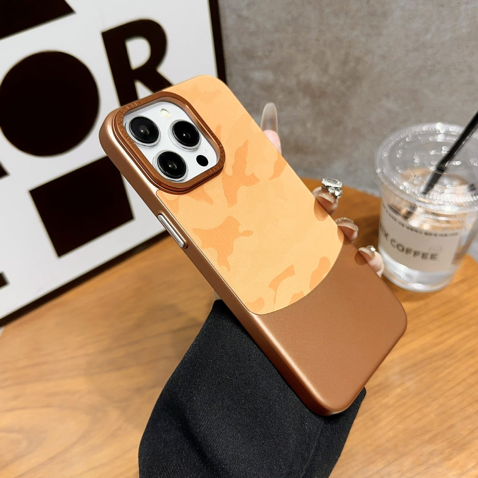Coque rigide camouflage pour iPhone 
