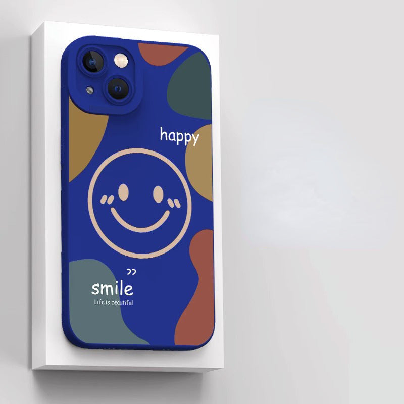 Smiley Pattern Soft Case for iPhone