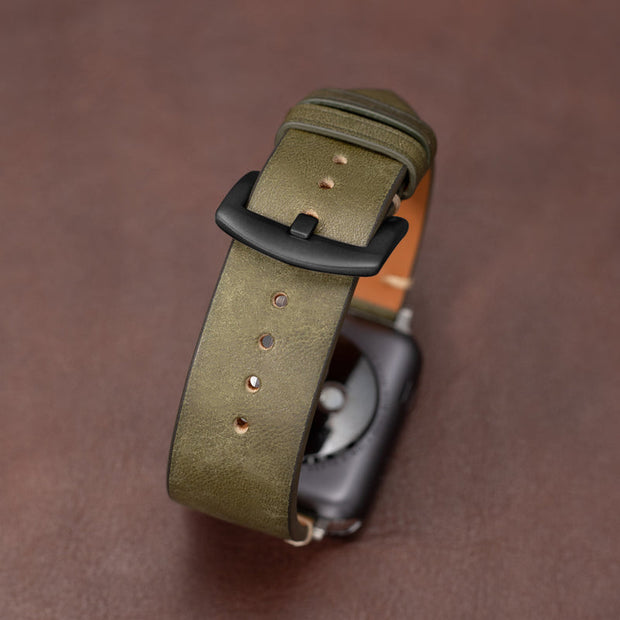 Modern Leather Band - Green