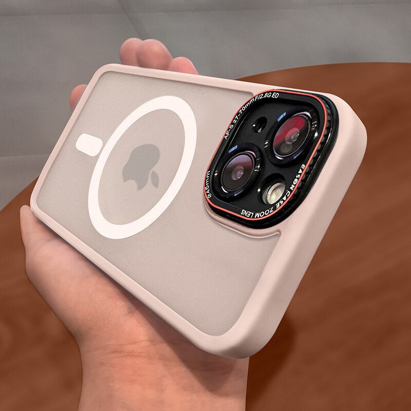 Matte Magnetic Clear Case For iPhone