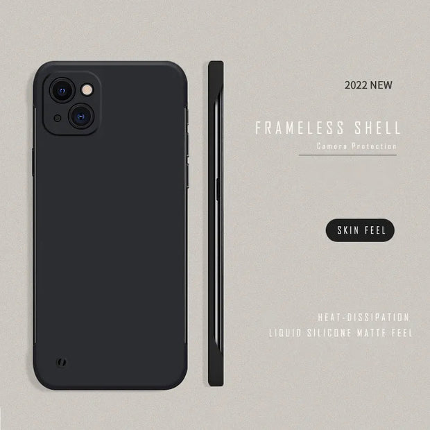 Ultra Thin Slim Hard PC Frameless Case For iPhone
