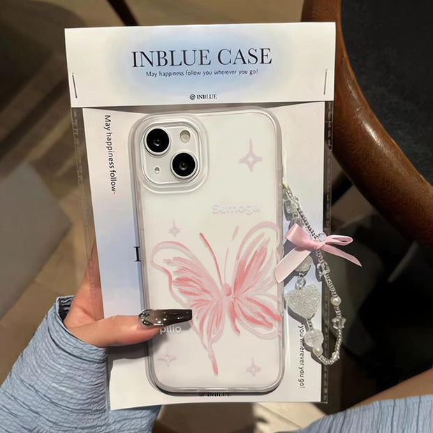 Butterfly Matte Translucent Case for iPhone
