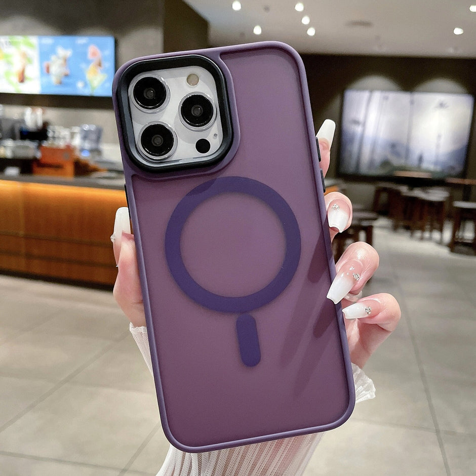 Shockproof Matte Candy Color Case For iPhone