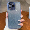 Lens Protection Glitter Gradient Case for iPhone
