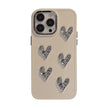 Silver Love Plating TPU Case for iPhone