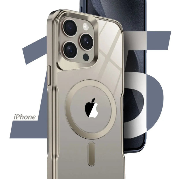 Plating Frame Transparent Case for iPhone