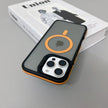 Frame Colorful Matte Translucent Case For iPhone