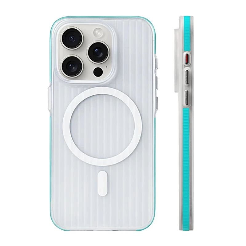 Non-Slip Matte Corrugated Hard Case For iPhone