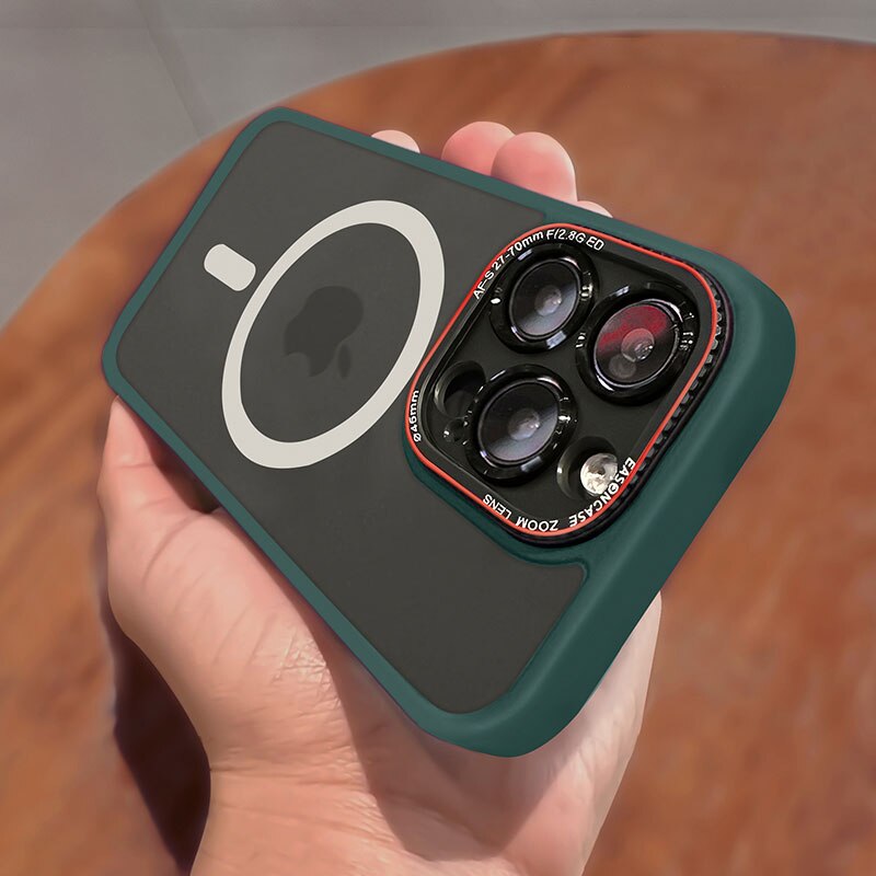 Matte Magnetic Clear Case For iPhone