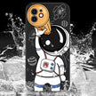 Cartoon Space Astronaut Silicone Case For iPhone