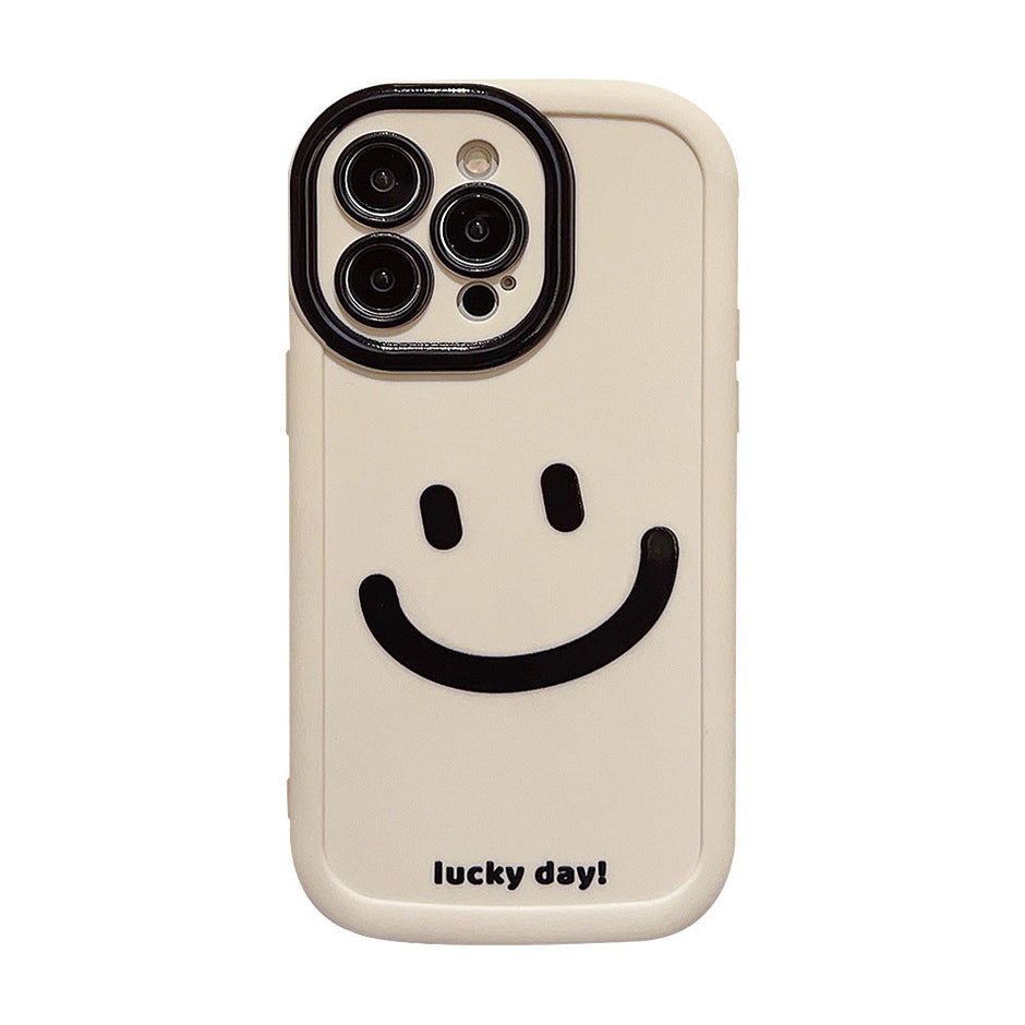 Coque en silicone Graffiti Smiley pour iPhone 