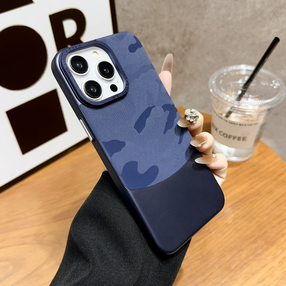 Coque rigide camouflage pour iPhone 