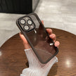 Lens Protective Clear Silicone Case For iPhone